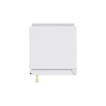 Cristallo 15 Inch Freestanding/Undercounter Ice maker, 66.1 lbs Chewable nugget, 8 kg / 17.6 lbs of ice storage, White
