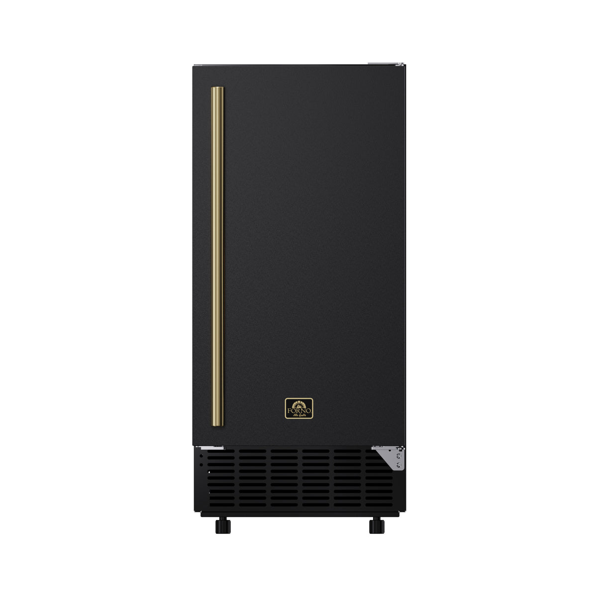 Cristallo 15 Inch Freestanding/Undercounter Ice maker, 79.4 lbs Cubed Ice daily, 12 kg / 26.5 lbs ice bin, Black