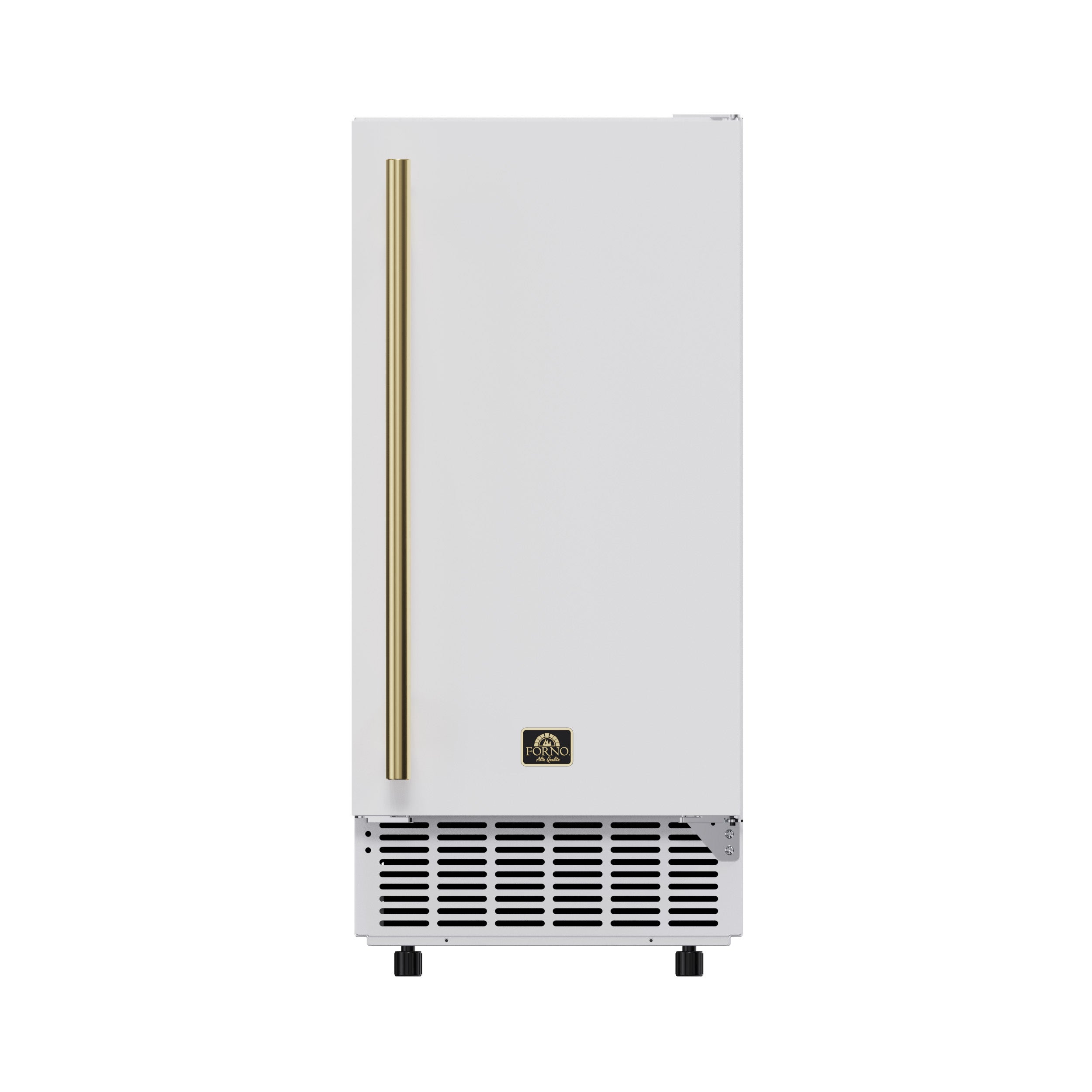Cristallo 15 Inch Freestanding/Undercounter Ice maker, 79.4 lbs Cubed Ice daily, 12 kg / 26.5 lbs ice bin, White