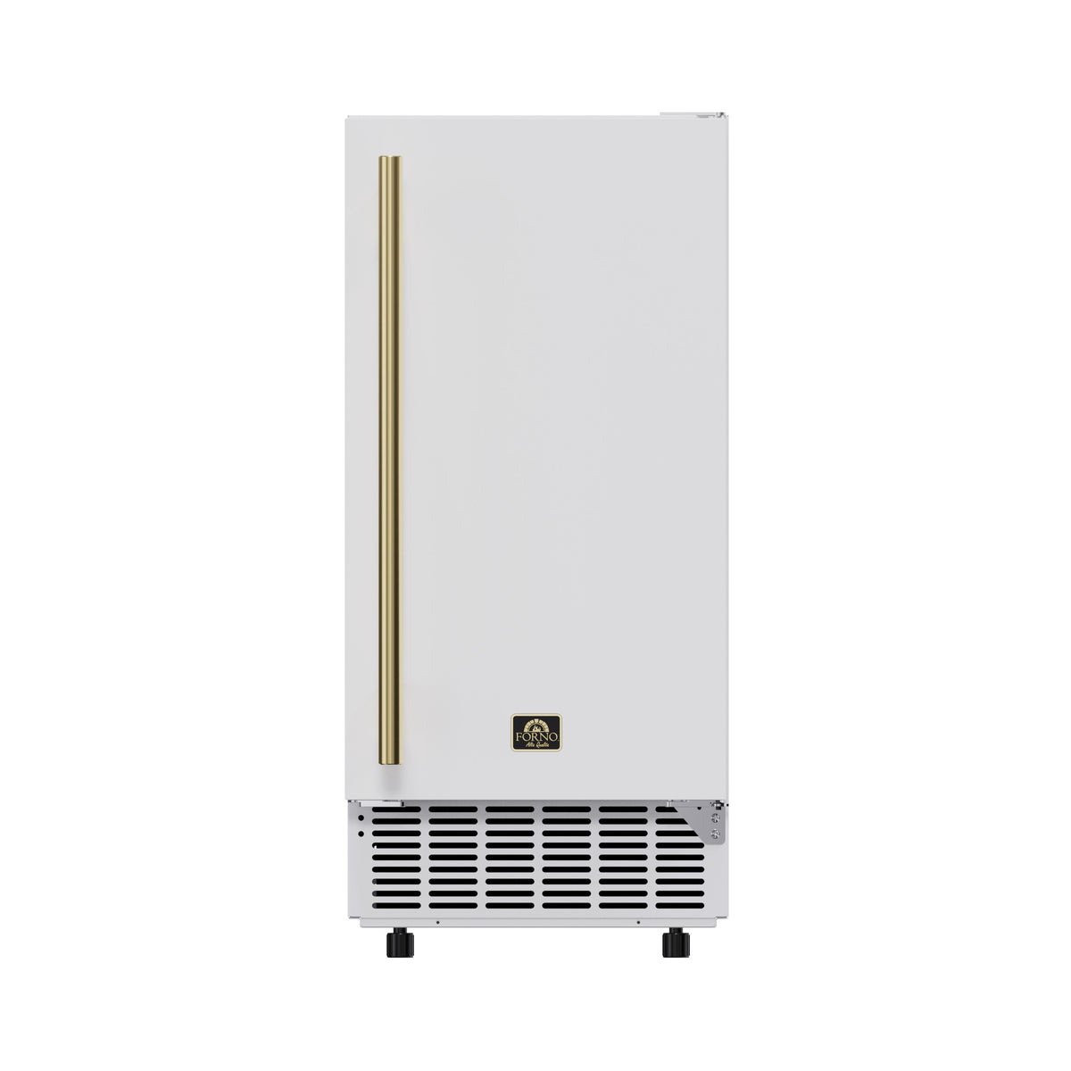 Cristallo 15 Inch Freestanding/Undercounter Ice maker, 79.4 lbs Cubed Ice daily, 12 kg / 26.5 lbs ice bin, White