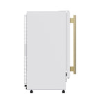 Cristallo 15 Inch Freestanding/Undercounter Ice maker, 79.4 lbs Cubed Ice daily, 12 kg / 26.5 lbs ice bin, White