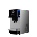 Fresco 10 Inch Countertop Ice Maker & Dispenser, 66 lbs Chewable nugget Ice daily, Self-Clean, Touch Controls, Stainless Steel - BonPrix Électroménagers