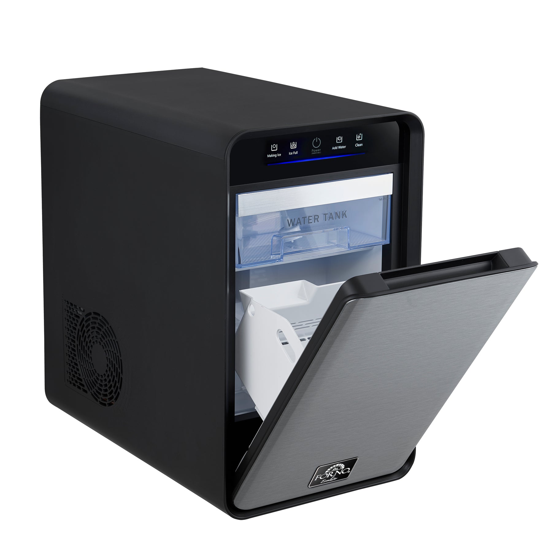Sferico 11-in Ice Maker, black, 32 clear 2-in slow-melting spheres daily, stores more than 10 balls - BonPrix Électroménagers