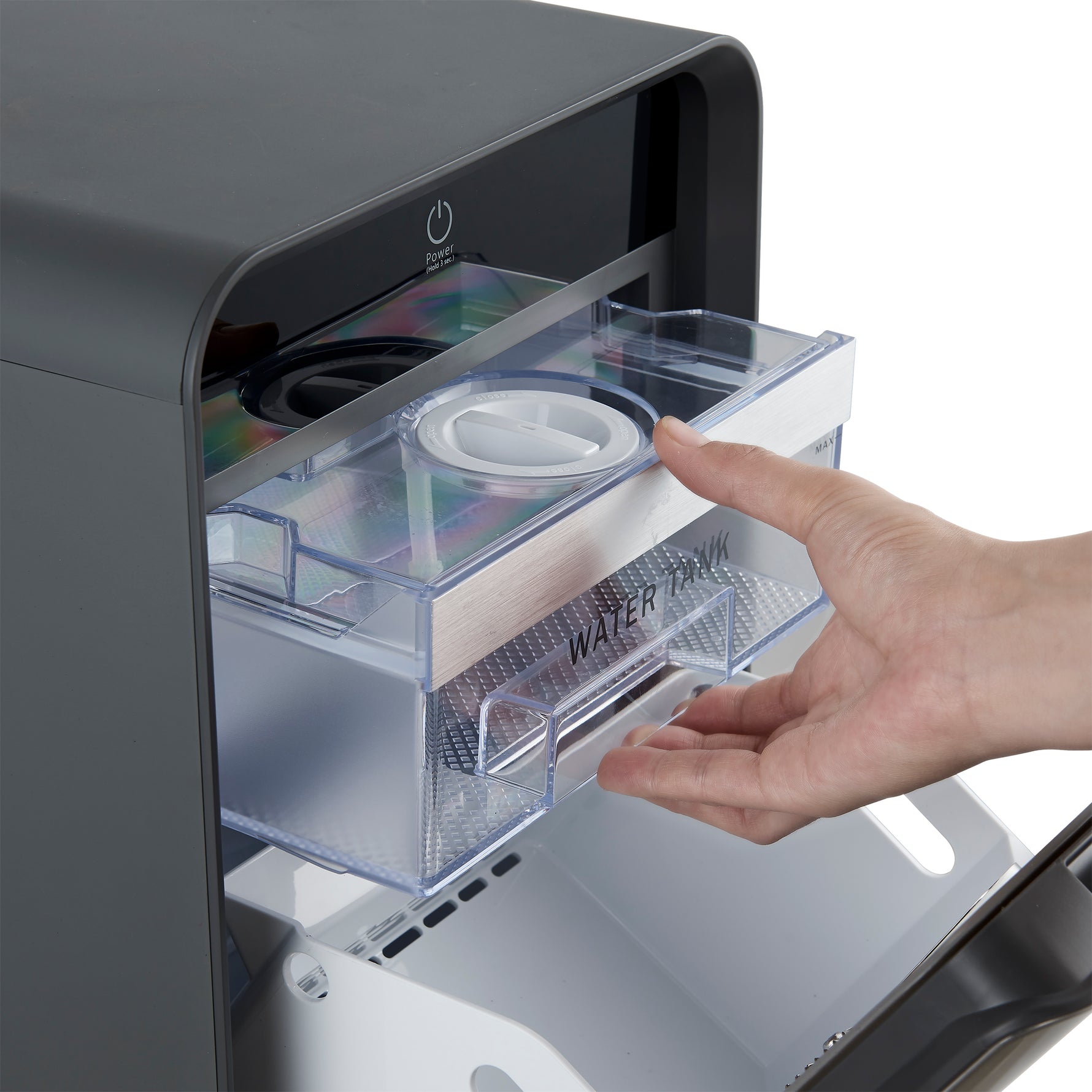 Sferico 11-in Ice Maker, Silver, 32 clear 2-in slow-melting spheres daily, stores more than 10 balls - BonPrix Électroménagers