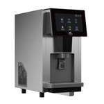 Fresco 14 Inch Countertop Ice Maker & Dispenser, 154 lbs Chewable nugget Ice daily, Self-Clean, Touch Controls, Stainless Steel - BonPrix Électroménagers