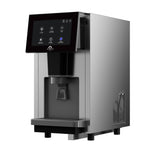 Fresco 14 Inch Countertop Ice Maker & Dispenser, 154 lbs Chewable nugget Ice daily, Self-Clean, Touch Controls, Stainless Steel - BonPrix Électroménagers