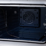 Maximus 30-Inch Induction range, French Door, 4 Cooking Zones, 4.32 cf. Convection Oven, Air Sous Vide, Air Fry Basket, White
