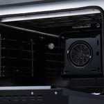 Torino 30 Inch Induction Range, 8,800W cooktop, 4.32 cf. True Convection Oven, Air Fry, Air Sous Vide, Smudge Resistant, Black