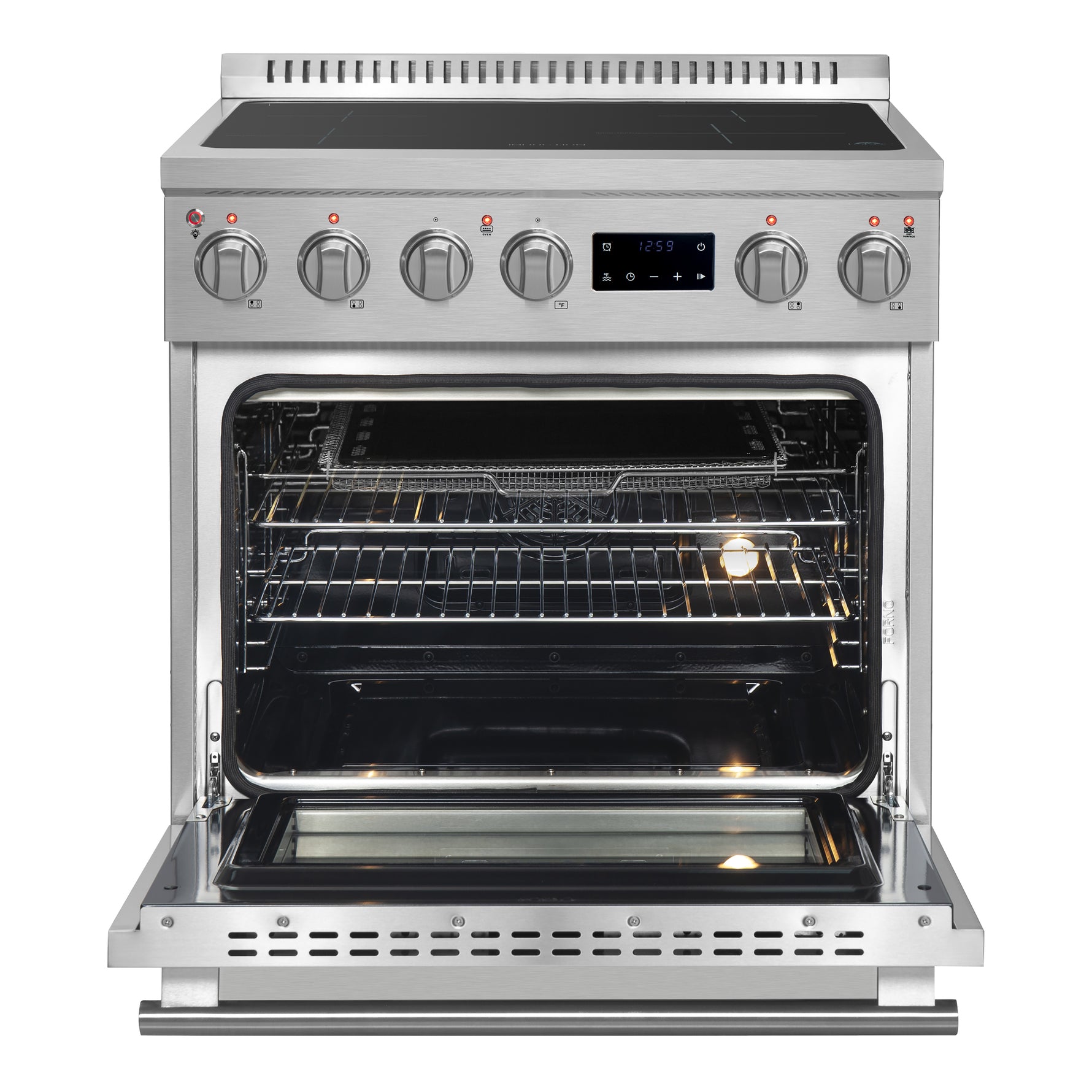 Forno Torino 30 Inch Induction Range with True Convection and Air Fry - BonPrix Électroménagers
