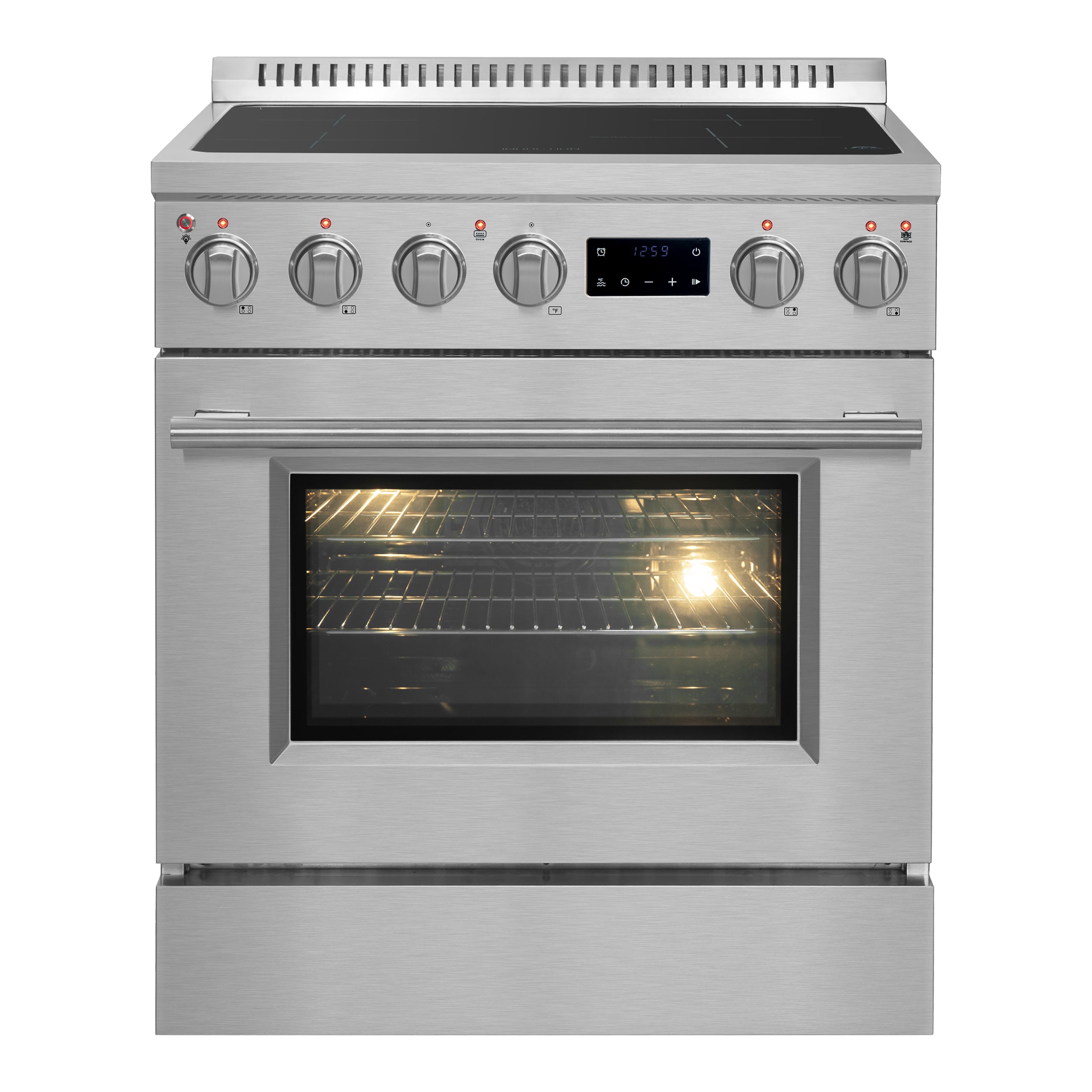 Forno Torino 30 Inch Induction Range with True Convection and Air Fry - BonPrix Électroménagers