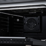 Torino 36 Inch Induction Range, 10,900W cooktop, 5.36 cf. True Convection Oven, Air Fry, Air Sous Vide, Smudge Resistant, Black