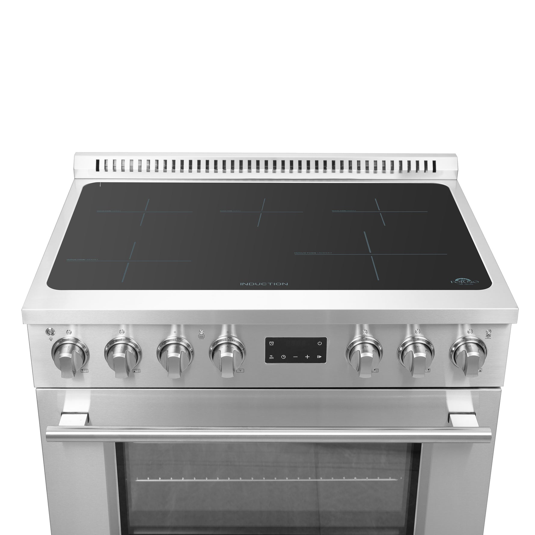 Forno Torino 36 Inch Induction Range with True Convection and Air Fry - BonPrix Électroménagers