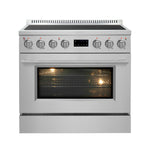 Forno Torino 36 Inch Induction Range with True Convection and Air Fry - BonPrix Électroménagers
