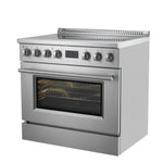 Forno Torino 36 Inch Induction Range with True Convection and Air Fry - BonPrix Électroménagers