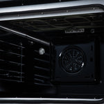 Torino French Door 30 Inch Induction Range with Air Fryer, Air Sous Vide & True Convection, Dual Broiler, Black