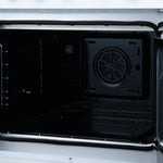 Torino French Door 30 Inch Induction Range with Air Fryer, Air Sous Vide & True Convection, Dual Broiler, White