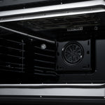 Torino French Door 36 Inch Induction Range with Air Fryer, Air Sous Vide & True Convection, Dual Broiler, Black