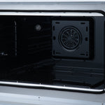 Torino French Door 36 Inch Induction Range with Air Fryer, Air Sous Vide & True Convection, Dual Broiler, White