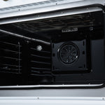 Torino French Door 36 Inch Induction Range with Air Fryer, Air Sous Vide & True Convection, Dual Broiler, White