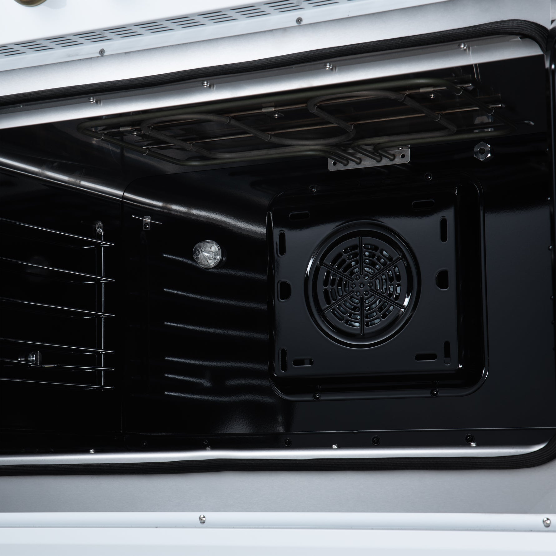 Torino French Door 36 Inch Induction Range with Air Fryer, Air Sous Vide & True Convection, Dual Broiler, White