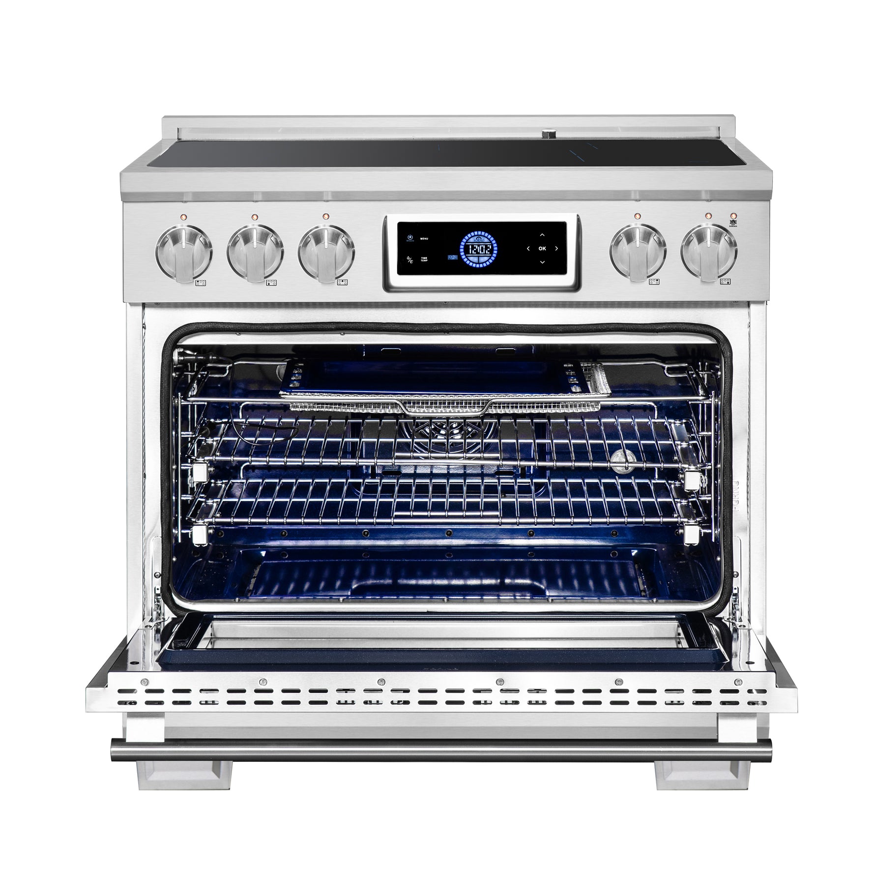 Forno Maximus 36 Inch Induction Range with Air Fryer - BonPrix Électroménagers