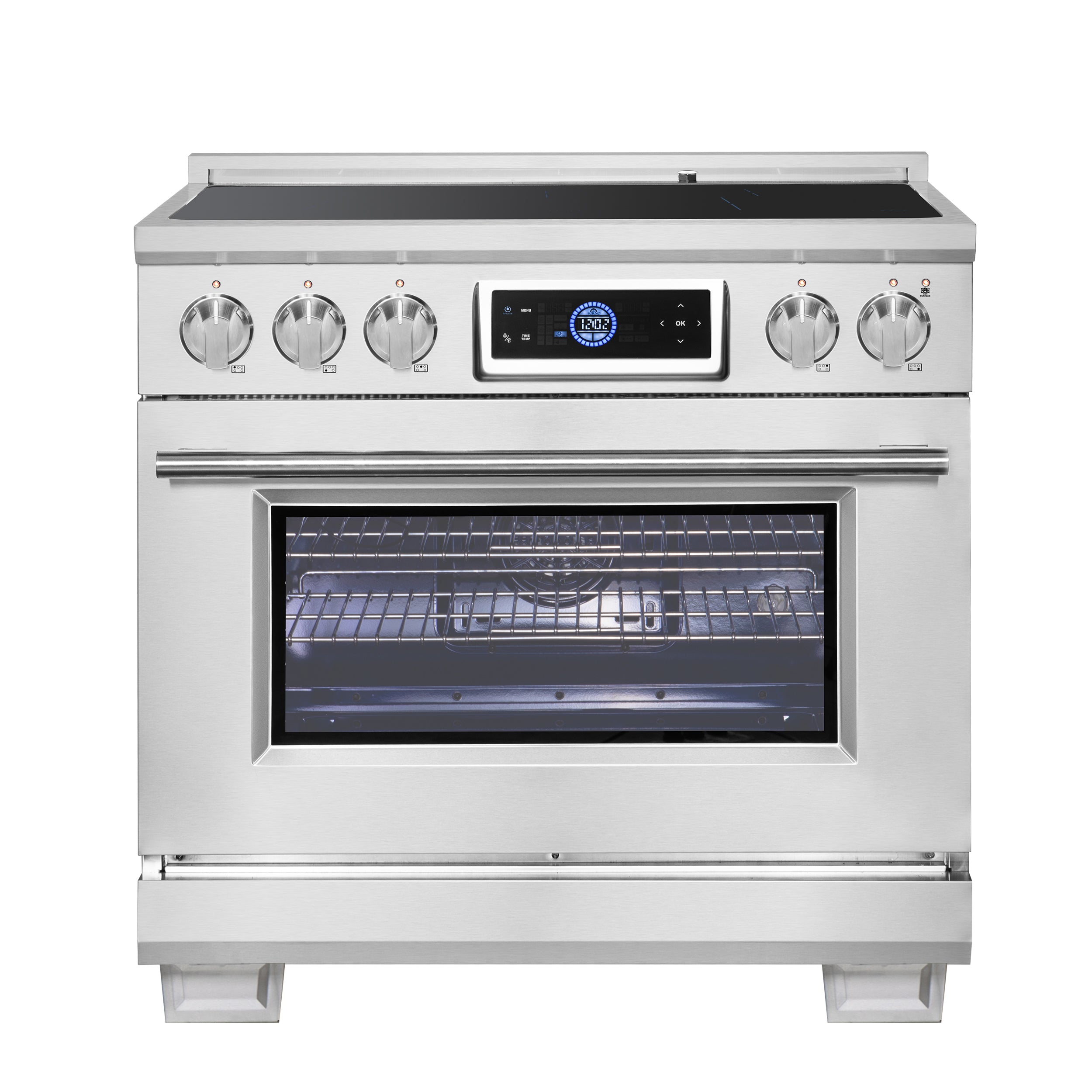 Forno Maximus 36 Inch Induction Range with Air Fryer - BonPrix Électroménagers