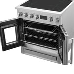 Forno Torino 30 Inch French Door Induction Range with Air Fryer and True Convection Oven - BonPrix Électroménagers