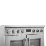 Forno Torino 36 Inch French Door Induction Range with Air Fryer and True Convection Oven - BonPrix Électroménagers