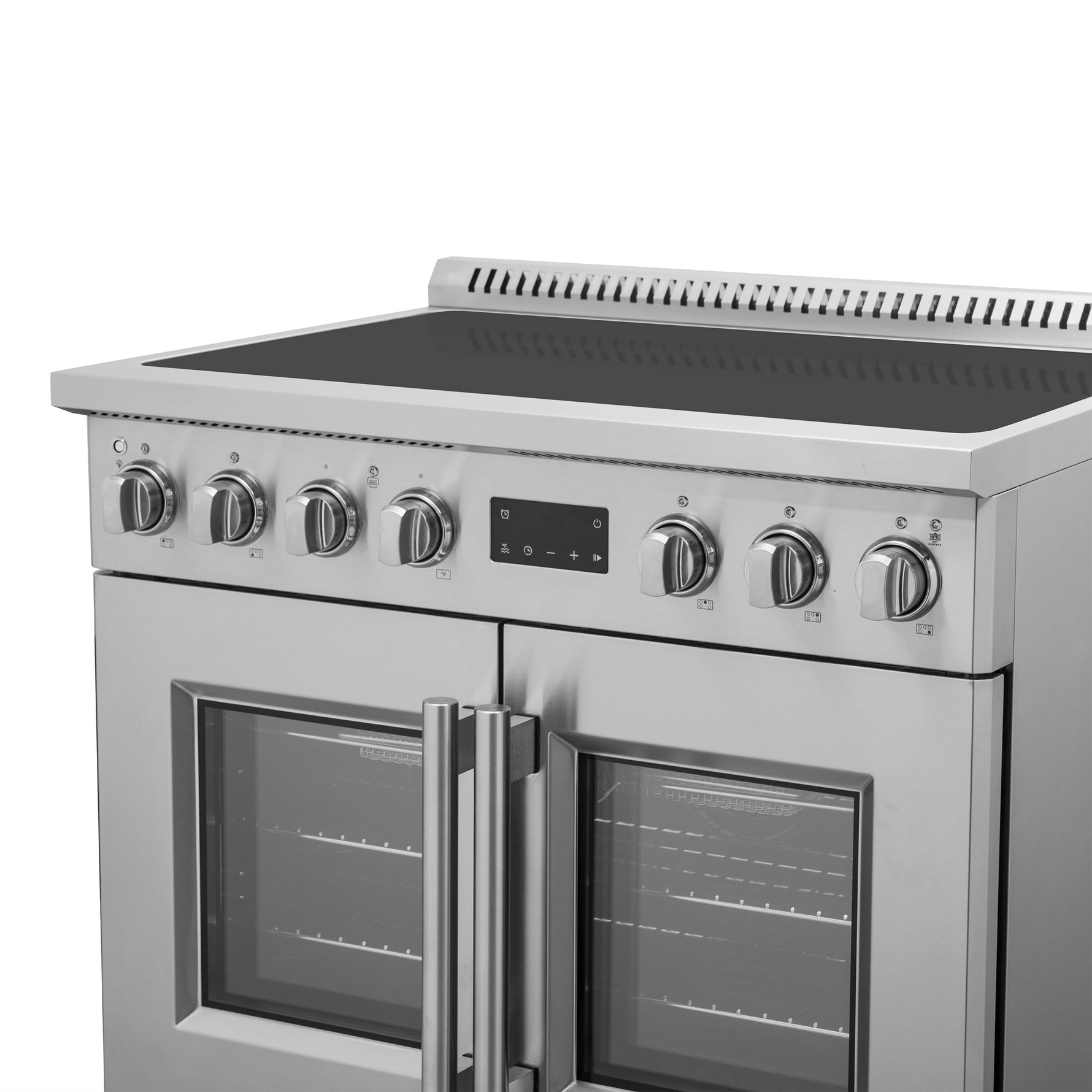 Forno Torino 36 Inch French Door Induction Range with Air Fryer and True Convection Oven - BonPrix Électroménagers