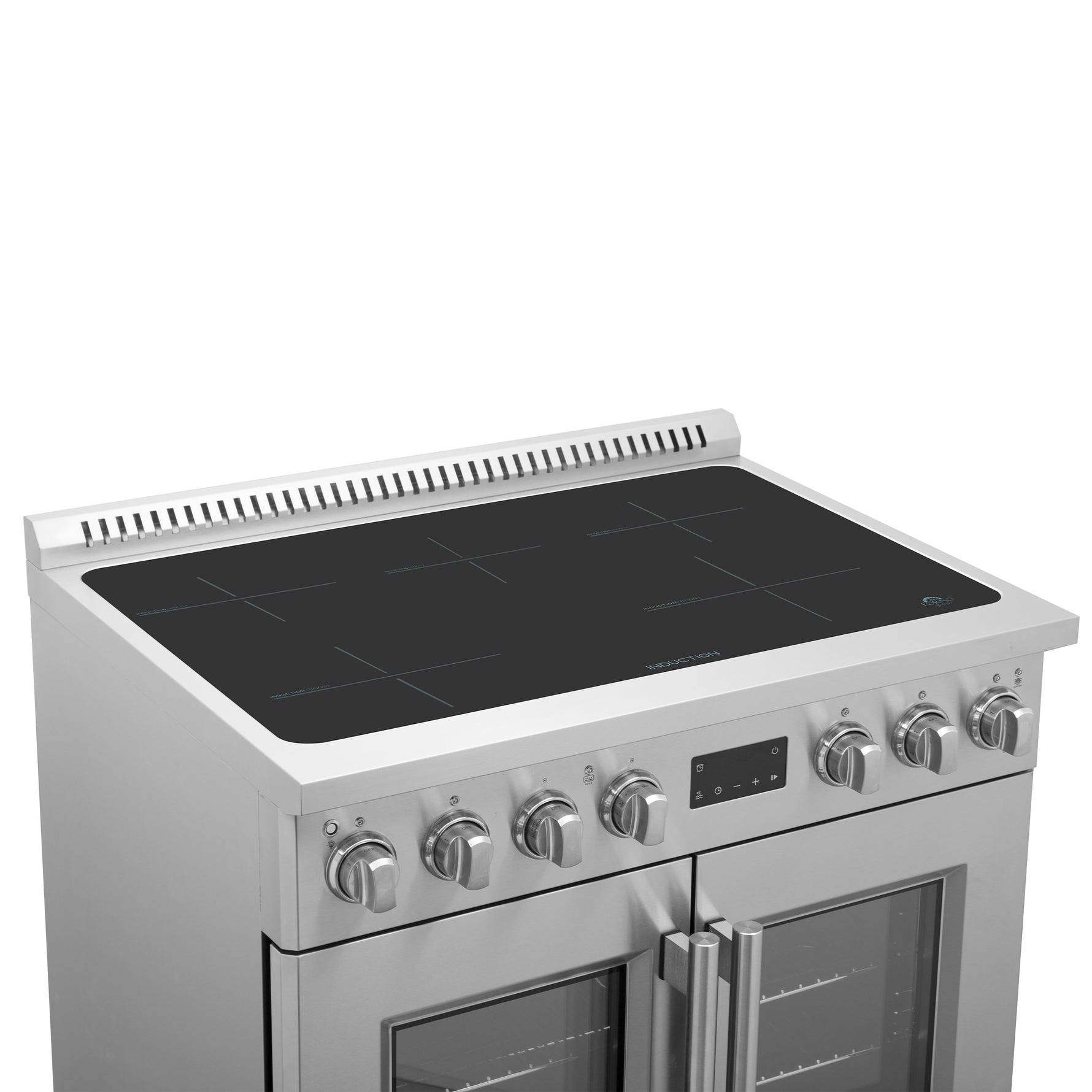 Forno Torino 36 Inch French Door Induction Range with Air Fryer and True Convection Oven - BonPrix Électroménagers