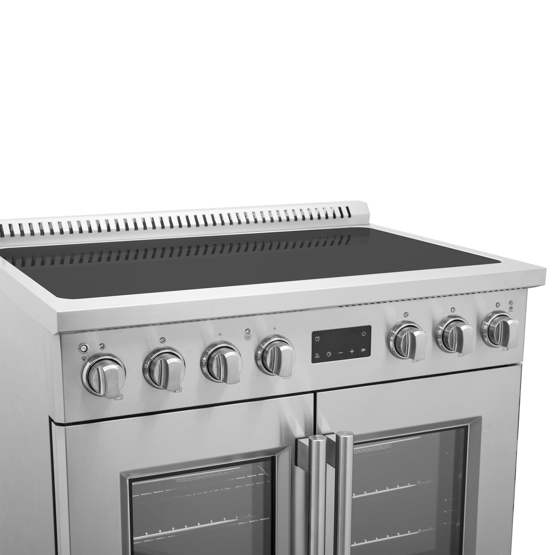 Forno Torino 36 Inch French Door Induction Range with Air Fryer and True Convection Oven - BonPrix Électroménagers