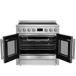 Forno Torino 36 Inch French Door Induction Range with Air Fryer and True Convection Oven - BonPrix Électroménagers