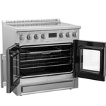 Forno Torino 36 Inch French Door Induction Range with Air Fryer and True Convection Oven - BonPrix Électroménagers