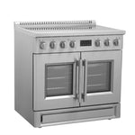 Forno Torino 36 Inch French Door Induction Range with Air Fryer and True Convection Oven - BonPrix Électroménagers