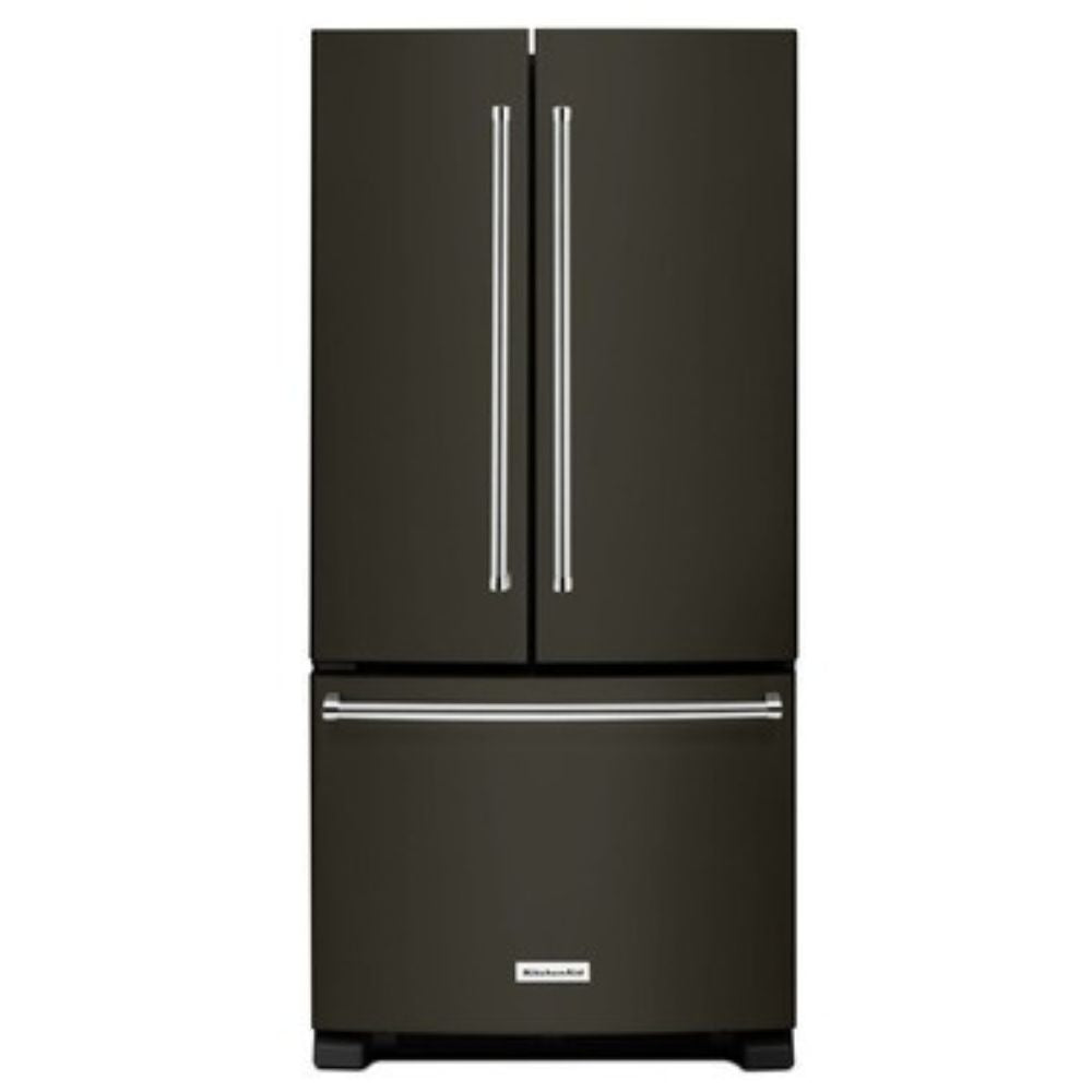 KRFF302EBS - REFRIGERATORS - kitchenAid - French 3-Door - Black Stainless - Open Box - BonPrix Électroménagers