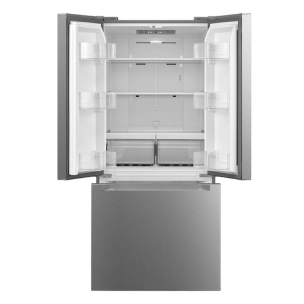 MNE18DYTNFS - REFRIGERATORS - Moffat - French 3-Door - Stainless Steel - New - BonPrix Électroménagers