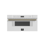 Forno Capoliveri Espresso 30-Inch Microwave Drawer, White, 1.2 cu.ft, 1500 Watts, Built-In, Touch Control LCD Display, Auto-Touch Open/Close, 11 Power Levels, Sensor Cooking - BonPrix Électroménagers