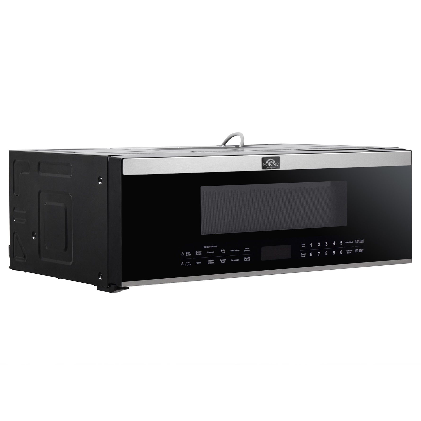 Forno Padula Over the Range Microwave, 30-Inch 1.2 cu.ft., Stainless Steel, 400 CFM, Sensor Cook - BonPrix Électroménagers