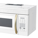 Micro-ondes au-dessus de la cuisinière Forno Scalo 30 pouces, blanc – 1,6 pi³, ventilation 300 CFM, contrôle tactile, lumière LED