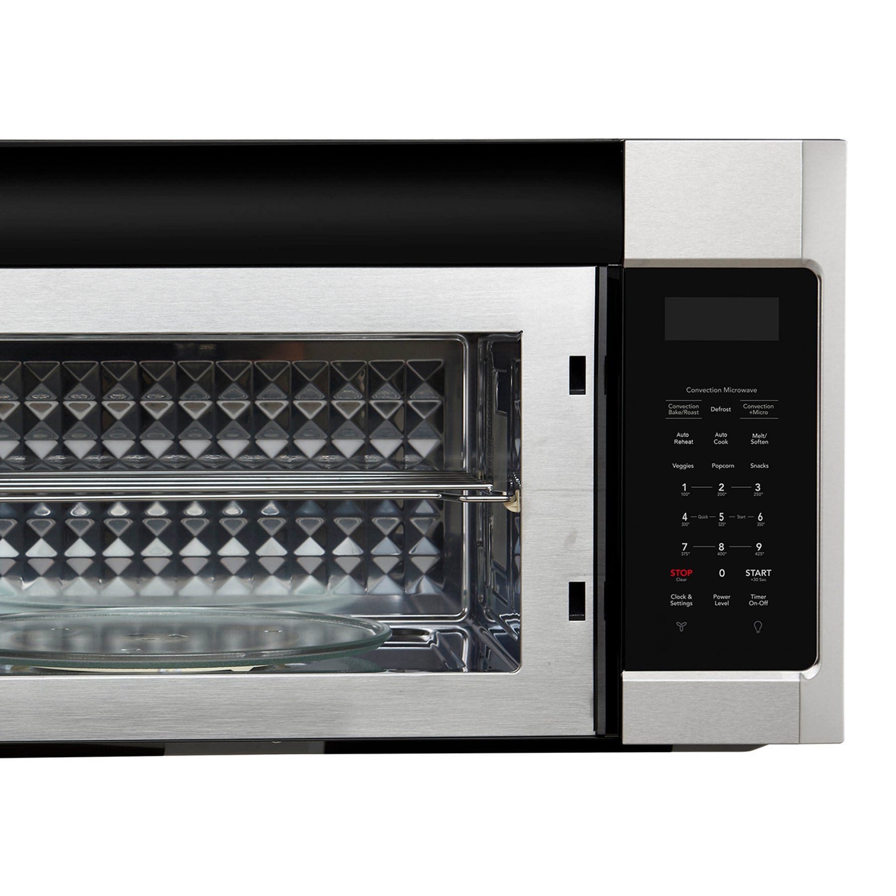 Four Fornace Micro-ondes Convection 30 pouces au-dessus de la cuisinière, Acier Inoxydable – 1,5 pi³, Ventilation 300 CFM, Contrôle Tactile, Lumière LED
