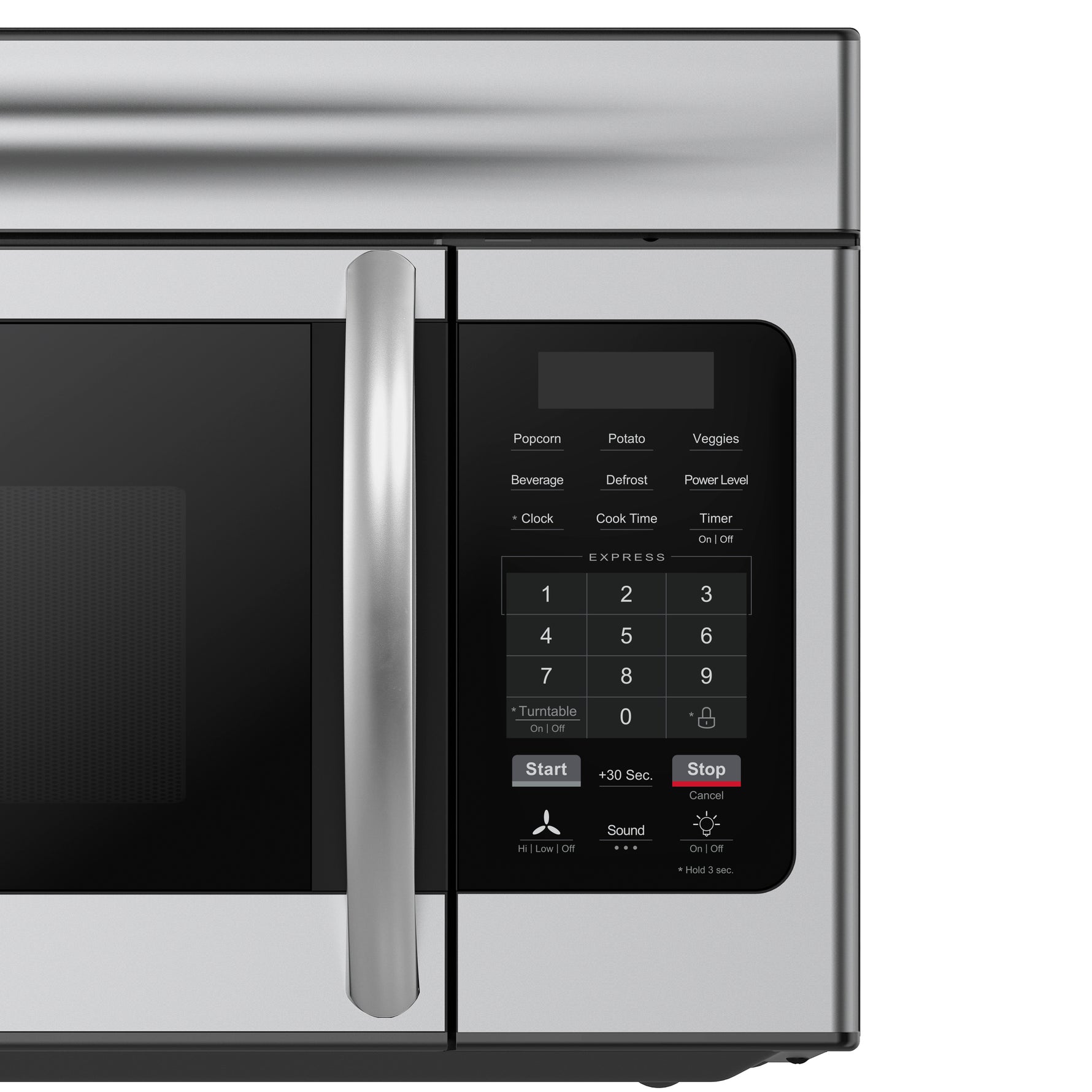 Forno Scalo 30-Inch Over the Range Microwave, Stainless Steel – 1.6 cu.ft, 300 CFM Vent, Touch Control, LED Light - BonPrix Électroménagers