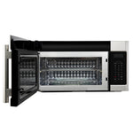 Forno Fornace 30-Inch Over the Range Convection Microwave, Stainless Steel – 1.5 cu.ft, 300 CFM Vent, Touch Control, LED Light - BonPrix Électroménagers