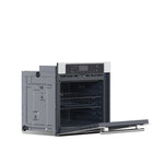 Forno Villarosa 30-Inch Electric Wall Oven, Stainless Steel, 5.0 cu.ft Capacity, Air Fry, Steam Cleaning, Glass Touch Controls - BonPrix Électroménagers
