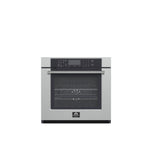Forno Villarosa 30-Inch Electric Wall Oven, Stainless Steel, 5.0 cu.ft Capacity, Air Fry, Steam Cleaning, Glass Touch Controls - BonPrix Électroménagers