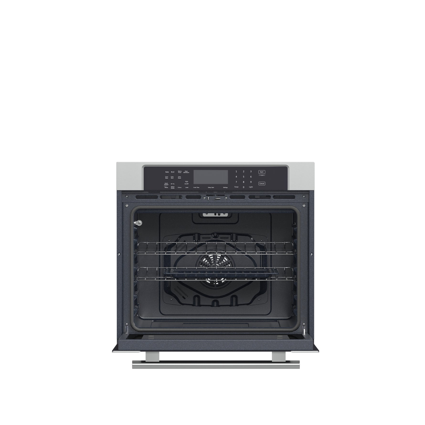 Forno Villarosa 30-Inch Electric Wall Oven, Stainless Steel, 5.0 cu.ft Capacity, Air Fry, Steam Cleaning, Glass Touch Controls - BonPrix Électroménagers