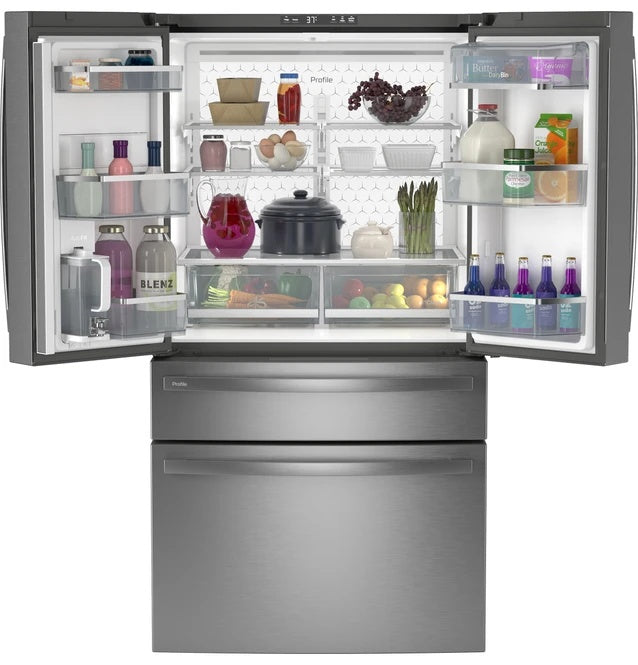 PGE29BYTFS - REFRIGERATORS - GE Profile - French 4-Door - Stainless Steel - Open Box - BonPrix Électroménagers