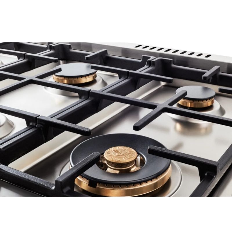 PROF366DFSXT - CUISINIÈRES - BERTAZZONI - Biénergie - Acier inoxydable - Boîte Ouverte