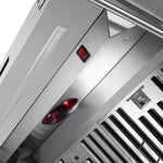 Forno Savona 30-Inch Wall Mount Range Hood, Baffle Filters, Backsplash Included
