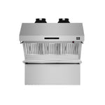 Hotte Murale Forno Savona 36 Pouces, Filtres à Baffle, Dosseret Inclus