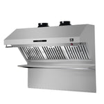 Hotte Murale Forno Savona 48 Pouces, Filtres à Baffle, Dosseret Inclus